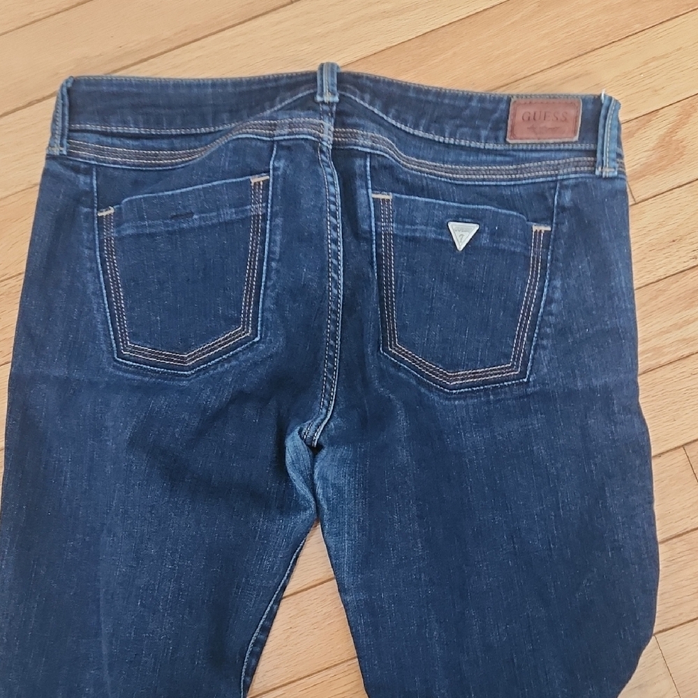 Guess Dark Blue Denim Jeans Size 29 - Picture 3 of 3